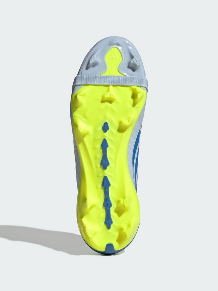 adidas adidas PREDATOR LEAGUE Fold-Over Tongue Firm Fu&szlig;ballschuhe Kinder - Crystal Sky / Ray Blue / Team Solar Yellow 2 - 1 | SportScheck