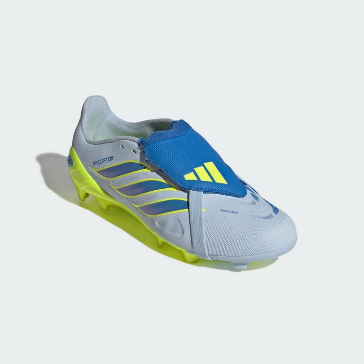 adidas adidas PREDATOR LEAGUE Fold-Over Tongue Firm Fu&szlig;ballschuhe Kinder - Crystal Sky / Ray Blue / Team Solar Yellow 2 - 2 | SportScheck