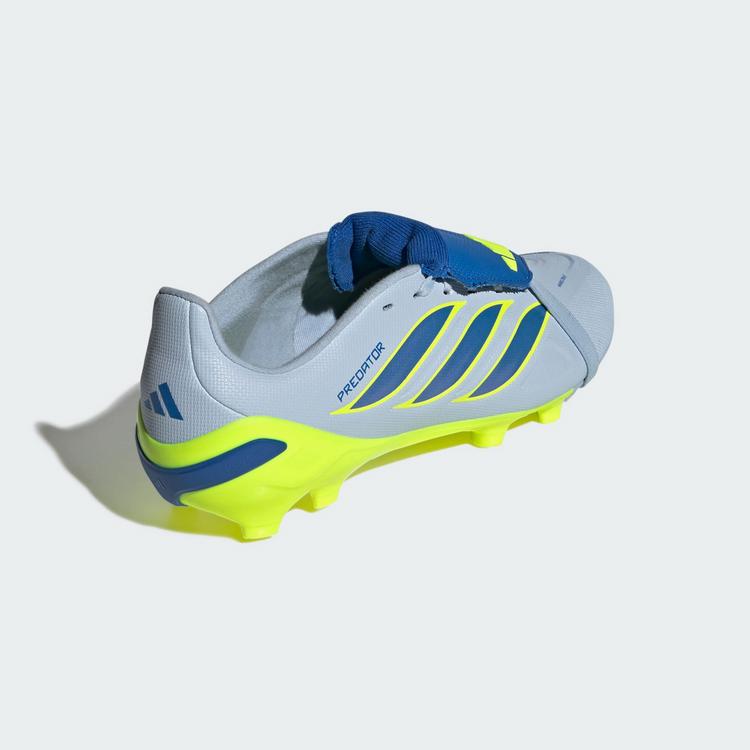 adidas adidas PREDATOR LEAGUE Fold-Over Tongue Firm Fu&szlig;ballschuhe Kinder - Crystal Sky / Ray Blue / Team Solar Yellow 2 - 3 | SportScheck