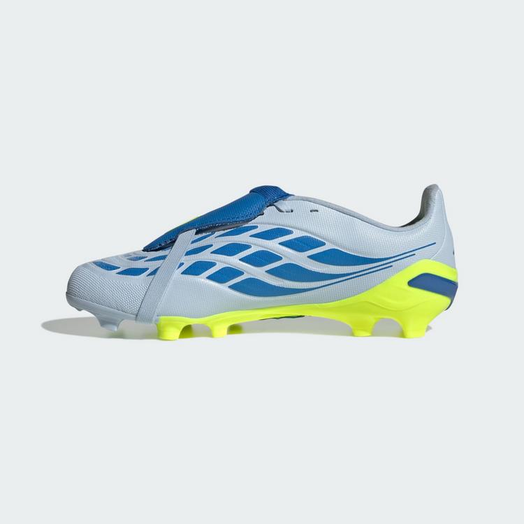 adidas adidas PREDATOR LEAGUE Fold-Over Tongue Firm Fu&szlig;ballschuhe Kinder - Crystal Sky / Ray Blue / Team Solar Yellow 2 - 4 | SportScheck