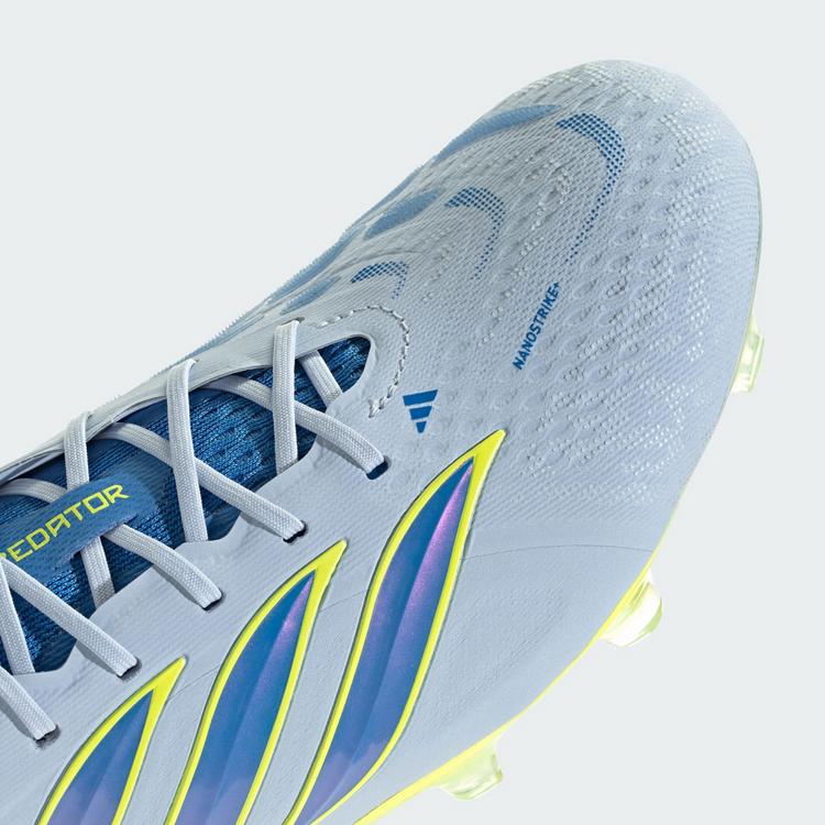 adidas adidas Predator Elite Fu&szlig;ballschuh, feste B&ouml;den Fu&szlig;ballschuhe - Crystal Sky / Ray Blue / Team Solar Yellow 2 - 6 | SportScheck