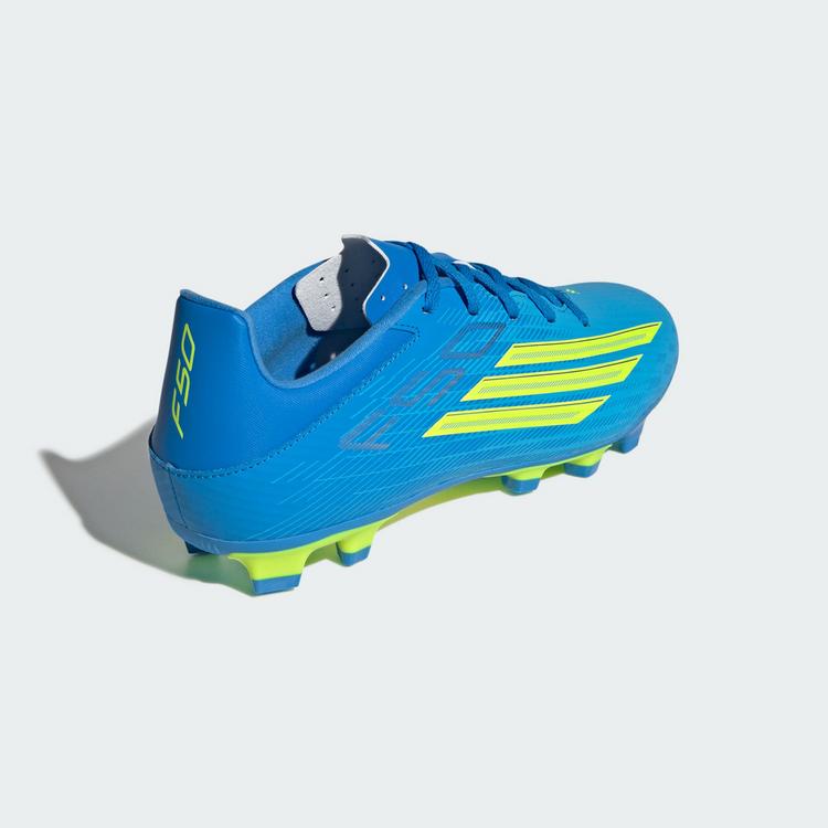 adidas adidas F50 CLUB Fu&szlig;ballschuh, feste/gemischte Fu&szlig;ballschuhe - Lucid Ray Blue / Team Solar Yellow 2 / Lucid Aquamarine - 3 | SportScheck