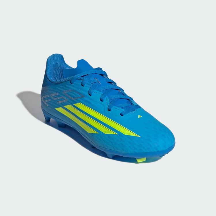 adidas adidas F50 LEAGUE Kids Fu&szlig;ballschuh, Fu&szlig;ballschuhe Kinder - Lucid Ray Blue / Team Solar Yellow 2 / Lucid Aquamarine - 2 | SportScheck