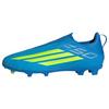 adidas F50 LEAGUE Laceless FG/MG Kids Fu&szlig;ballschuhe Kinder - Lucid Ray Blue / Team Solar Yellow 2 / Lucid Aquamarine