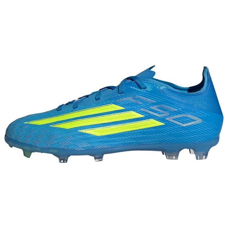 adidas adidas F50 ELITE Kids Fu&szlig;ballschuh, feste B&ouml;den Fu&szlig;ballschuhe Kinder - Lucid Ray Blue / Team Solar Yellow 2 / Lucid Aquamarine - 0 | SportScheck