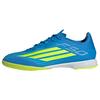 adidas F50 League Fu&szlig;ballschuhe, Hallenb&ouml;den Fu&szlig;ballschuhe - Lucid Ray Blue / Team Solar Yellow 2 / Lucid Aquamarine