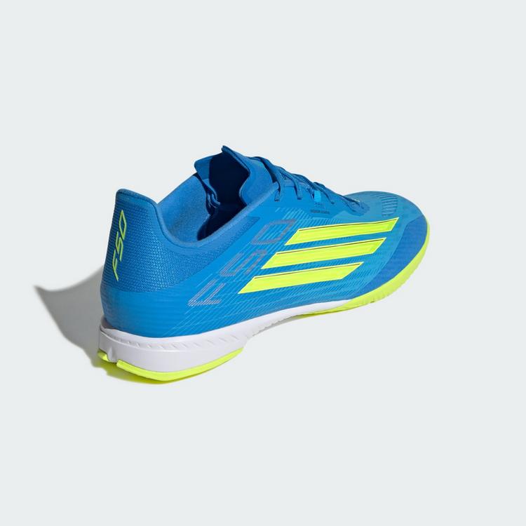 adidas adidas F50 League Fu&szlig;ballschuhe, Hallenb&ouml;den Fu&szlig;ballschuhe - Lucid Ray Blue / Team Solar Yellow 2 / Lucid Aquamarine - 3 | SportScheck