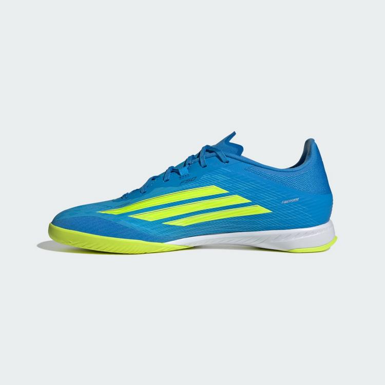 adidas adidas F50 League Fu&szlig;ballschuhe, Hallenb&ouml;den Fu&szlig;ballschuhe - Lucid Ray Blue / Team Solar Yellow 2 / Lucid Aquamarine - 4 | SportScheck