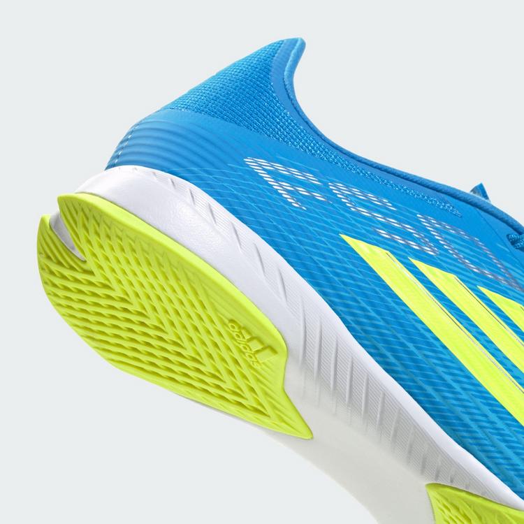 adidas adidas F50 League Fu&szlig;ballschuhe, Hallenb&ouml;den Fu&szlig;ballschuhe - Lucid Ray Blue / Team Solar Yellow 2 / Lucid Aquamarine - 5 | SportScheck