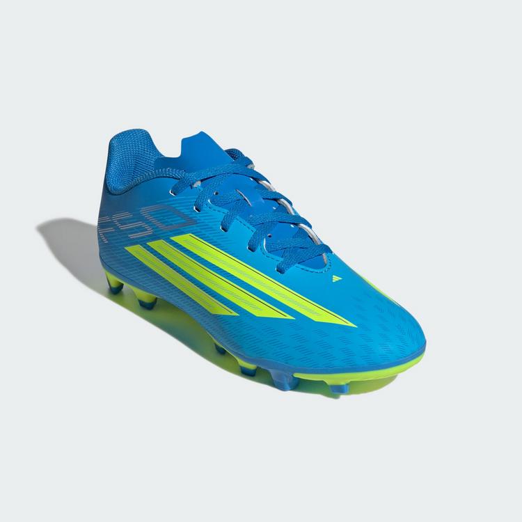 adidas adidas F50 Club Firm Ground / Multi Ground Fu&szlig;ballschuhe Kinder - Lucid Ray Blue / Team Solar Yellow 2 / Lucid Aquamarine - 2 | SportScheck