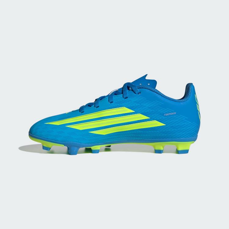 adidas adidas F50 Club Firm Ground / Multi Ground Fu&szlig;ballschuhe Kinder - Lucid Ray Blue / Team Solar Yellow 2 / Lucid Aquamarine - 4 | SportScheck