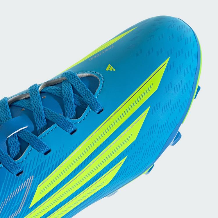 adidas adidas F50 Club Firm Ground / Multi Ground Fu&szlig;ballschuhe Kinder - Lucid Ray Blue / Team Solar Yellow 2 / Lucid Aquamarine - 6 | SportScheck