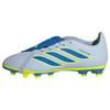 adidas PREDATOR CLUB Fold-Over Tongue Firm Fu&szlig;ballschuhe Kinder - Crystal Sky / Ray Blue / Team Solar Yellow 2