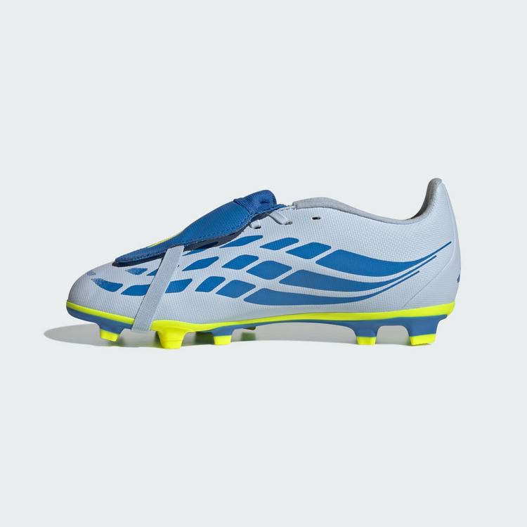 adidas adidas PREDATOR CLUB Fold-Over Tongue Firm Fu&szlig;ballschuhe Kinder - Crystal Sky / Ray Blue / Team Solar Yellow 2 - 4 | SportScheck