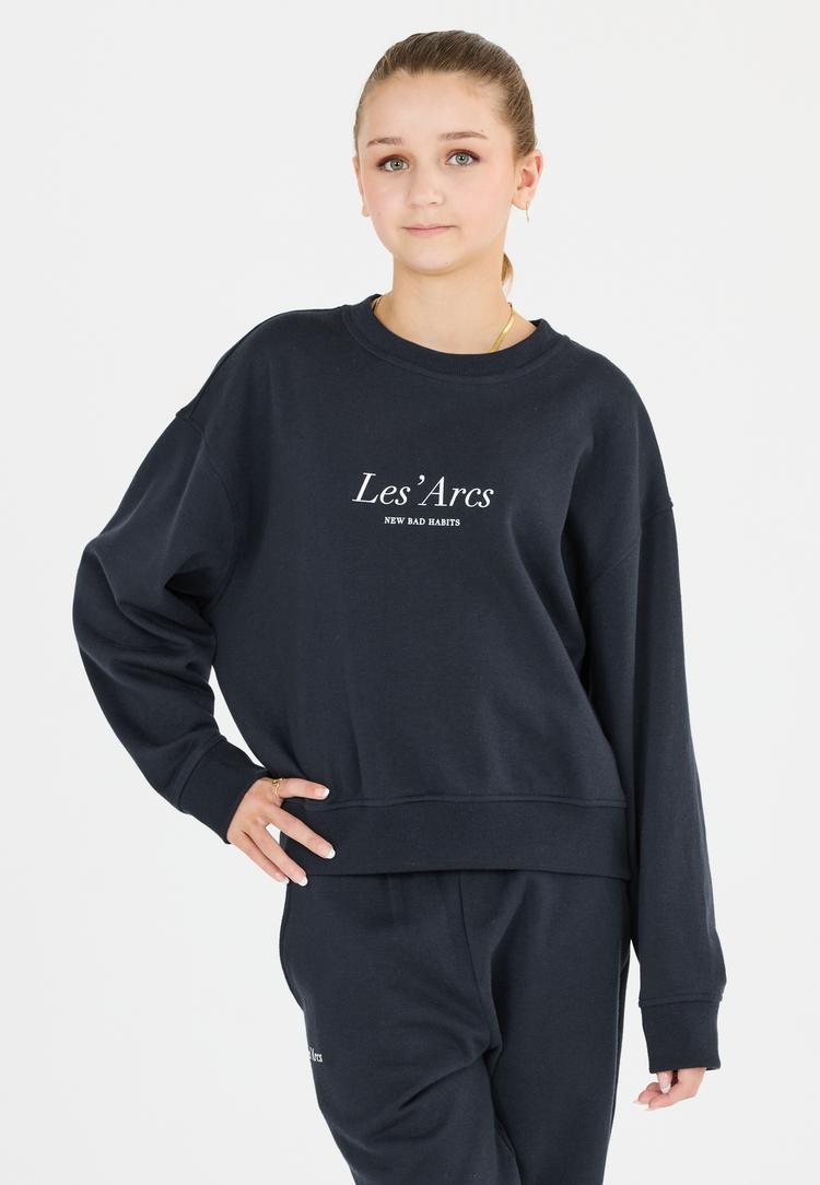 Les'Arcs Les'Arcs Shreya Sweatshirt Kinder - 2101 Dark Sapphire - 2 | SportScheck