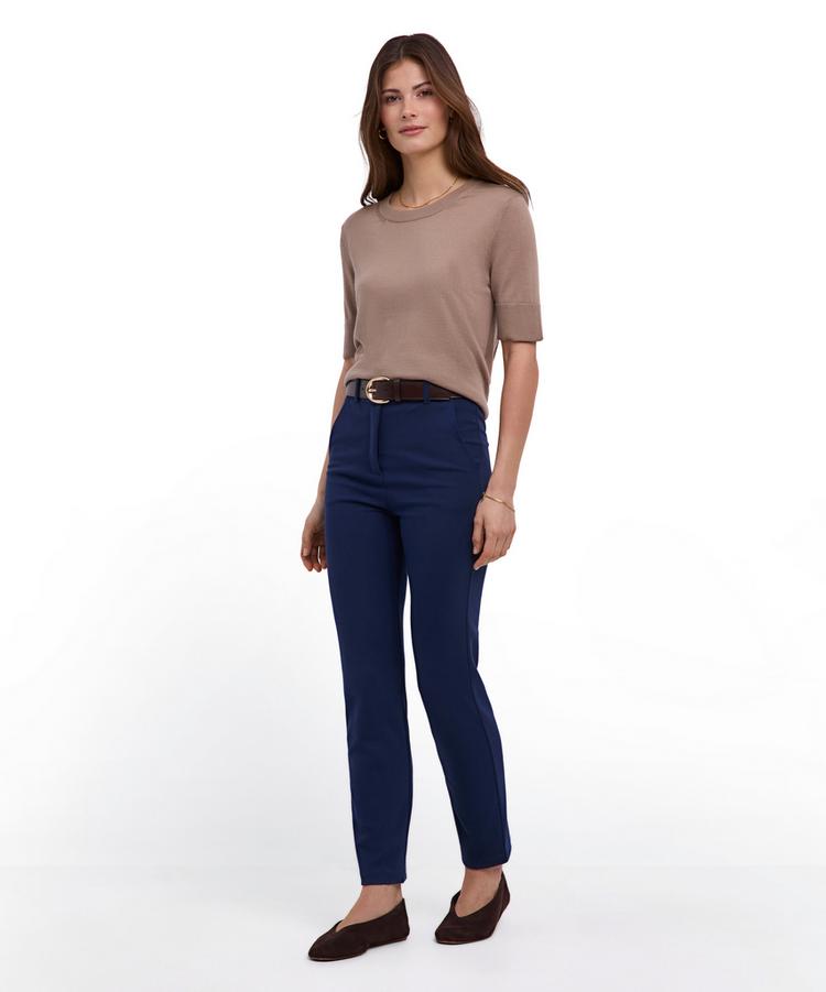 Falke Falke Merino X-Fine Crew Neck Strickpullover Damen - sesame (4390) - 1 | SportScheck