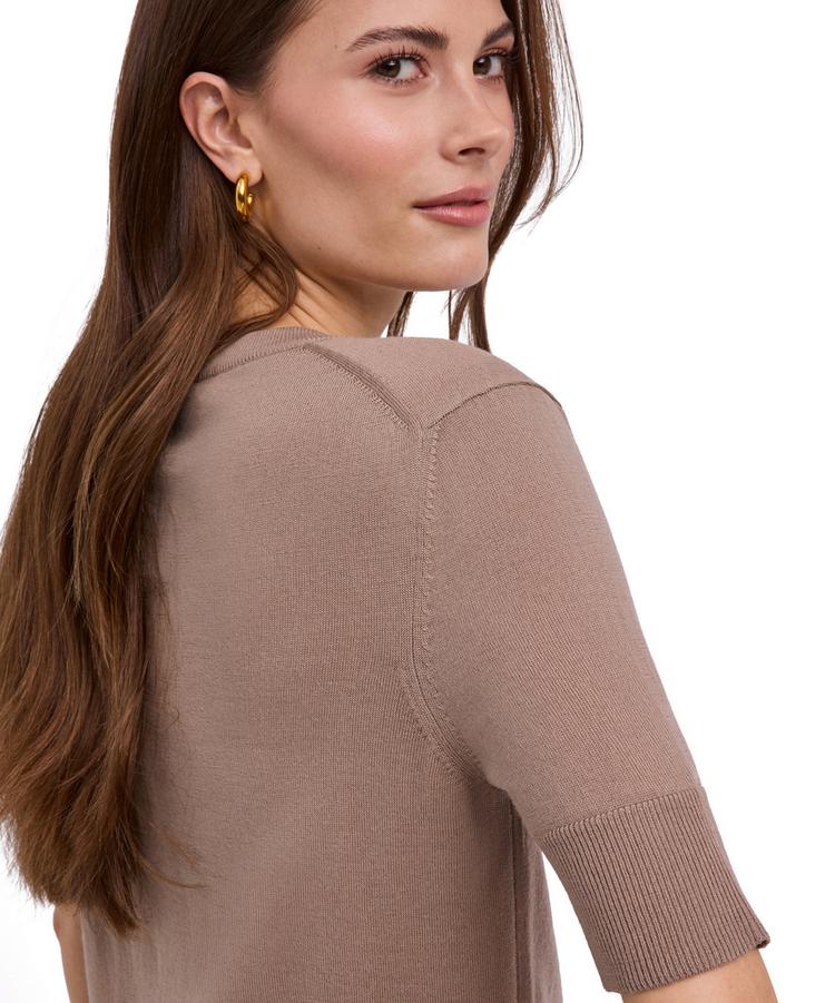 Falke Falke Merino X-Fine Crew Neck Strickpullover Damen - sesame (4390) - 2 | SportScheck