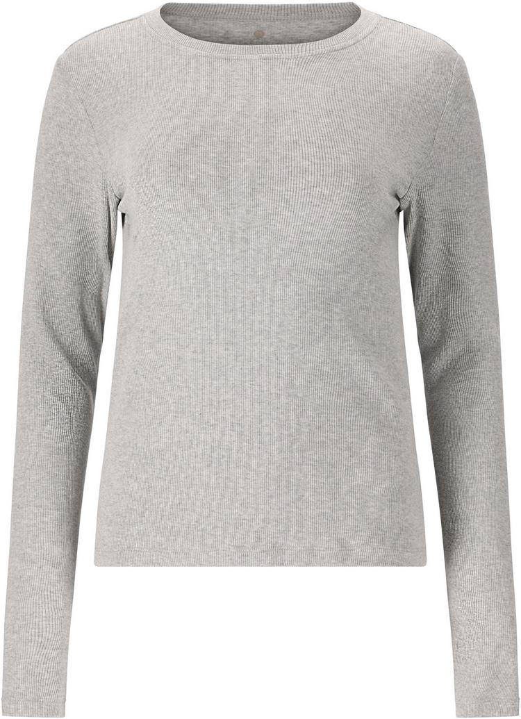 Athlecia Athlecia Lenga Langarmshirt Damen - 1005 Light Grey Melange - 0 | SportScheck