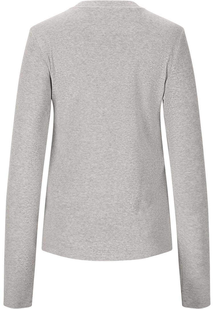 Athlecia Athlecia Lenga Langarmshirt Damen - 1005 Light Grey Melange - 0 | SportScheck