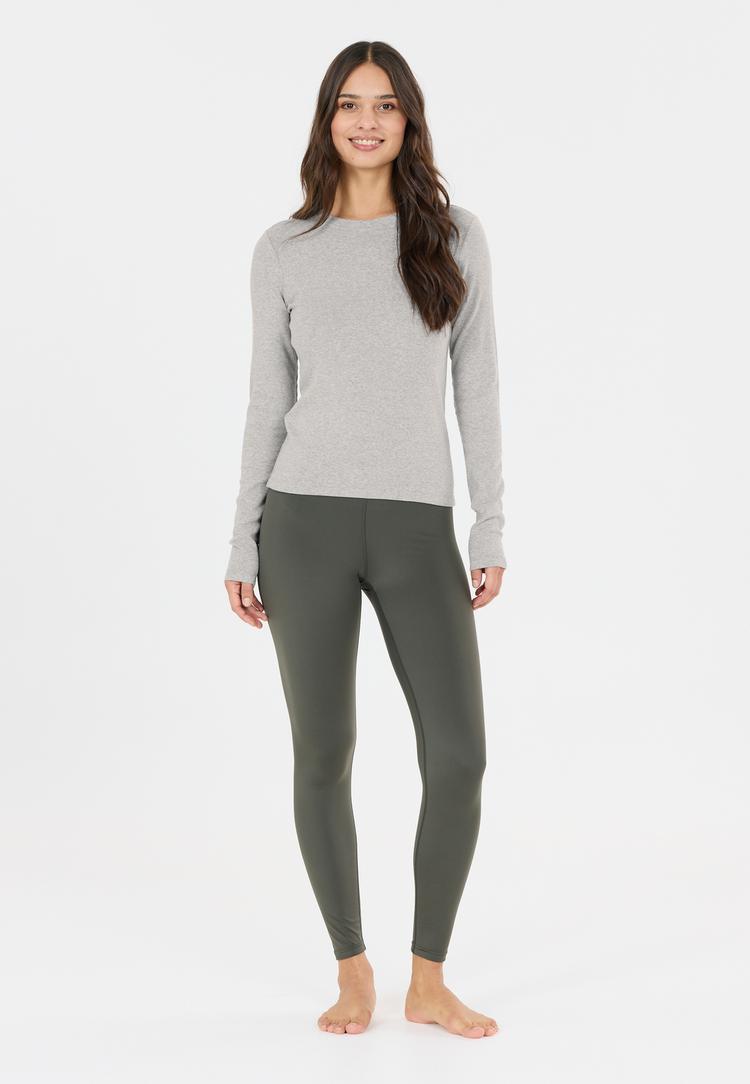 Athlecia Athlecia Lenga Langarmshirt Damen - 1005 Light Grey Melange - 1 | SportScheck