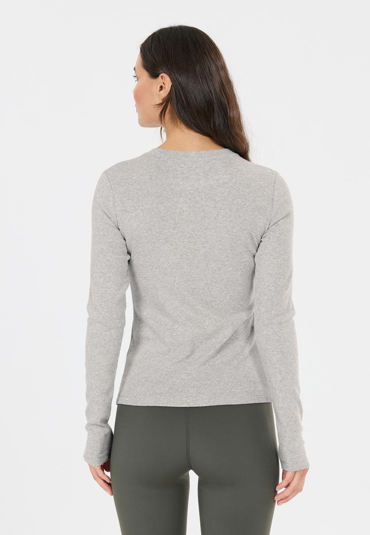 Athlecia Athlecia Lenga Langarmshirt Damen - 1005 Light Grey Melange - 3 | SportScheck