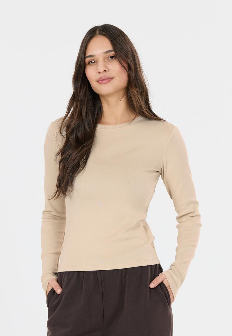 Athlecia Athlecia Lenga Langarmshirt Damen - 1106 Oatmeal - 1 | SportScheck