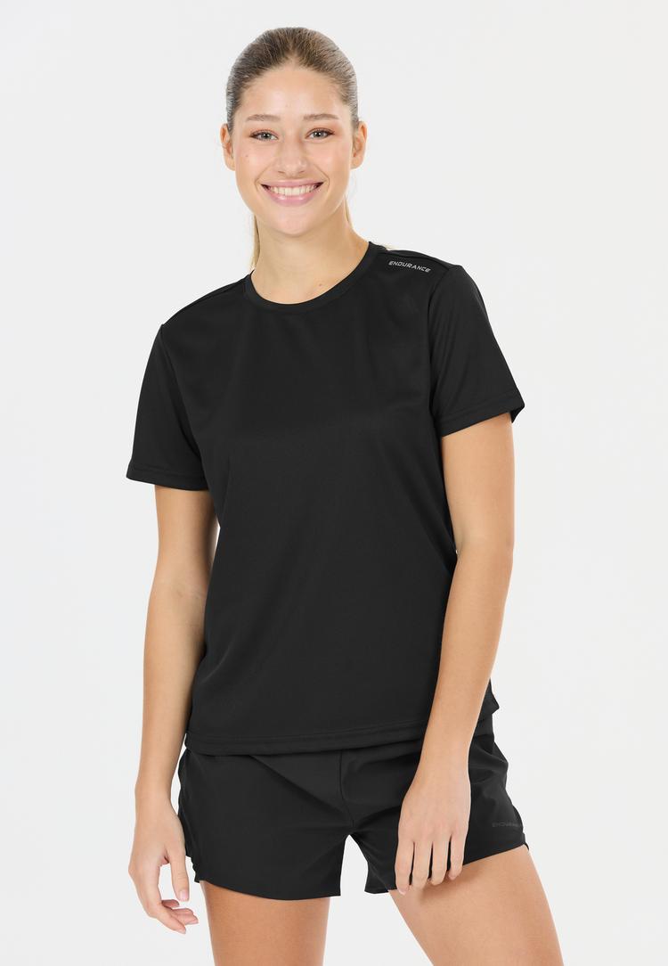 Endurance Endurance Team V2 Laufshirt Damen - 1001 Black - 1 | SportScheck