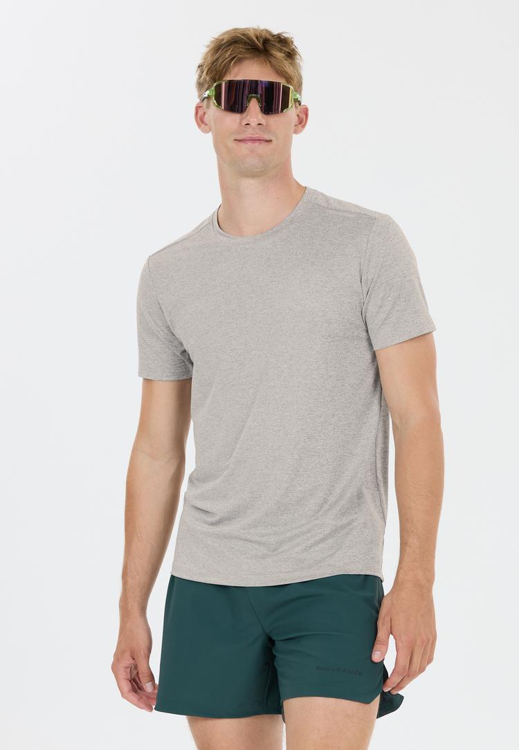 Endurance Endurance Besy Laufshirt Herren - 1005 Light Grey Melange - 1 | SportScheck