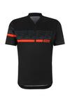 Ziener NEMIC-Z Trikot Herren - black.orangered