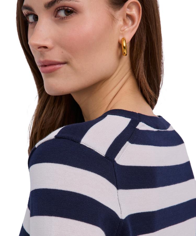 Falke Falke Cotton Crew Neck Strickpullover Damen - dark blue (6439) - 2 | SportScheck