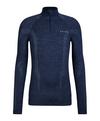 Falke Longsleeve Zip Funktionsshirt Herren - space blue (6116)