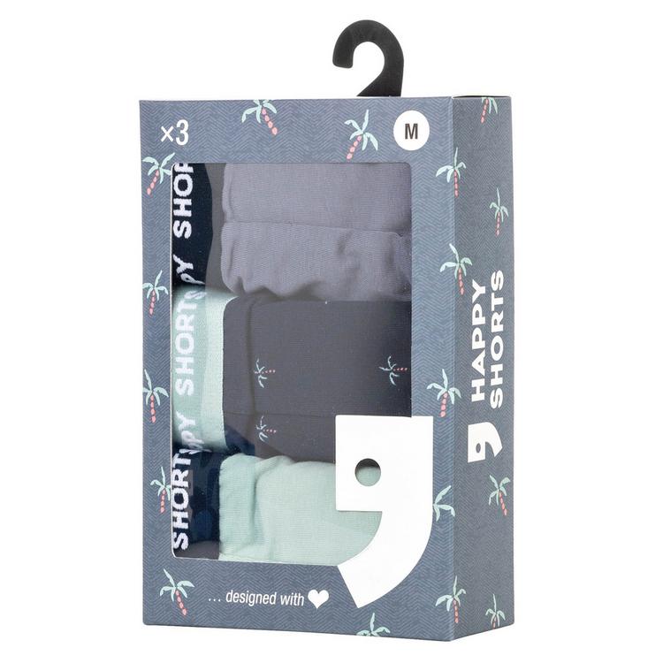 HAPPY SHORTS HAPPY SHORTS Boxershort Unterhose Herren - Palms 2 - 6 | SportScheck