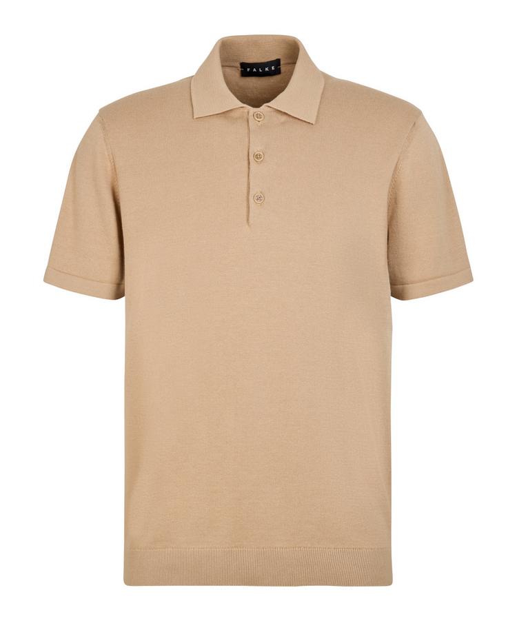 Falke Falke Cotton Polo Shirt Poloshirt Herren - sesame (4390) - 0 | SportScheck