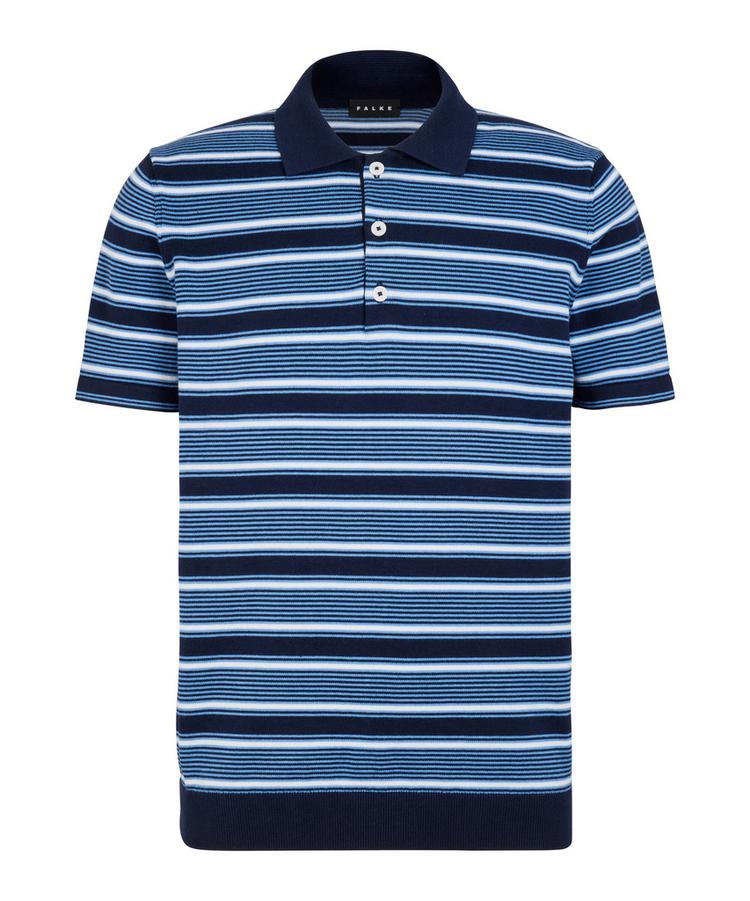 Falke Falke Cotton Polo Shirt Poloshirt Herren - dark navy (6374) - 0 | SportScheck