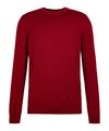 Falke Merino X-Fine Crew Neck Strickpullover Herren - red velvet (8264)