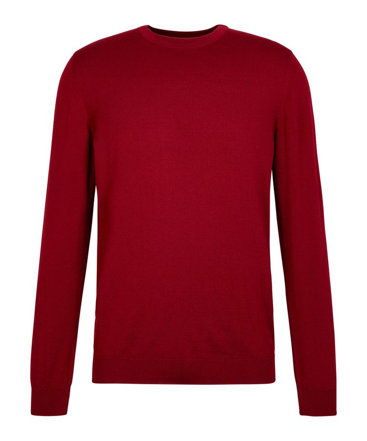 Falke Falke Merino X-Fine Crew Neck Strickpullover Herren - red velvet (8264) - 0 | SportScheck