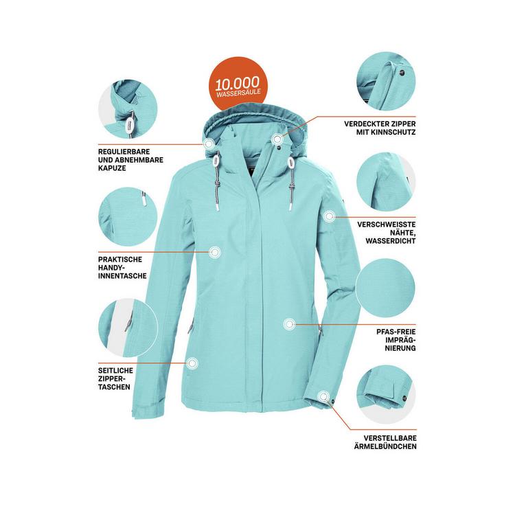 KILLTEC KILLTEC KOS 61 Softshelljacke Damen - Hellblau359 - 3 | SportScheck