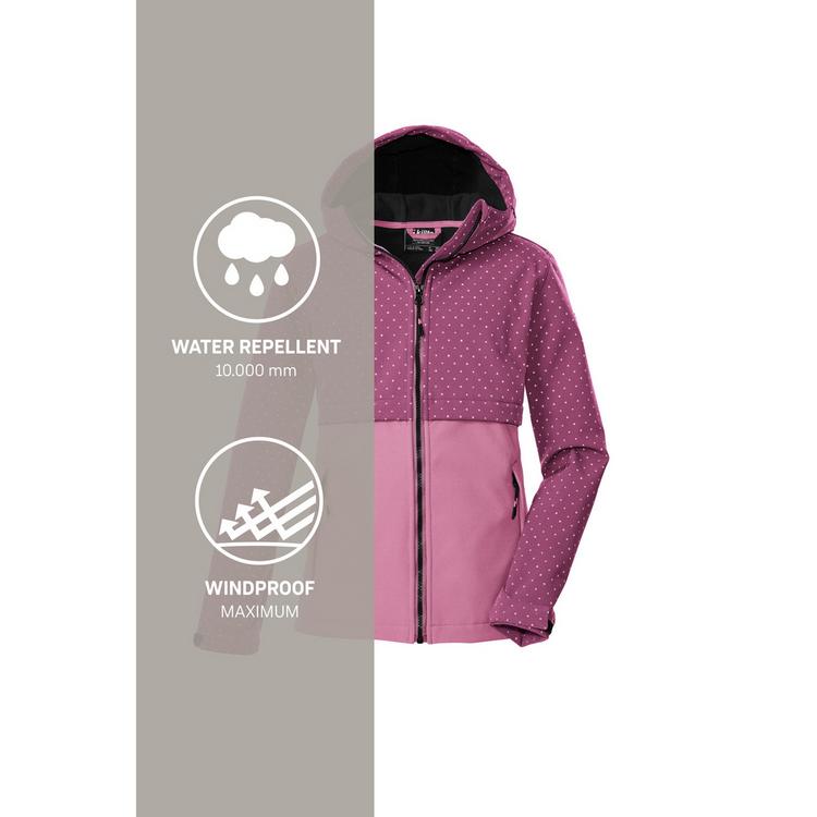 KILLTEC KILLTEC KOW 227 GRLS SFTSHLL JCKT Softshelljacke Kinder - Rose4016 - 5 | SportScheck