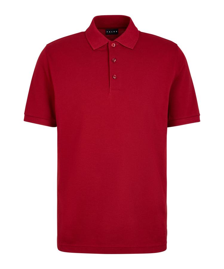 Falke Falke Pima Piqu&eacute; Polo Poloshirt Herren - ruby (8830) - 0 | SportScheck