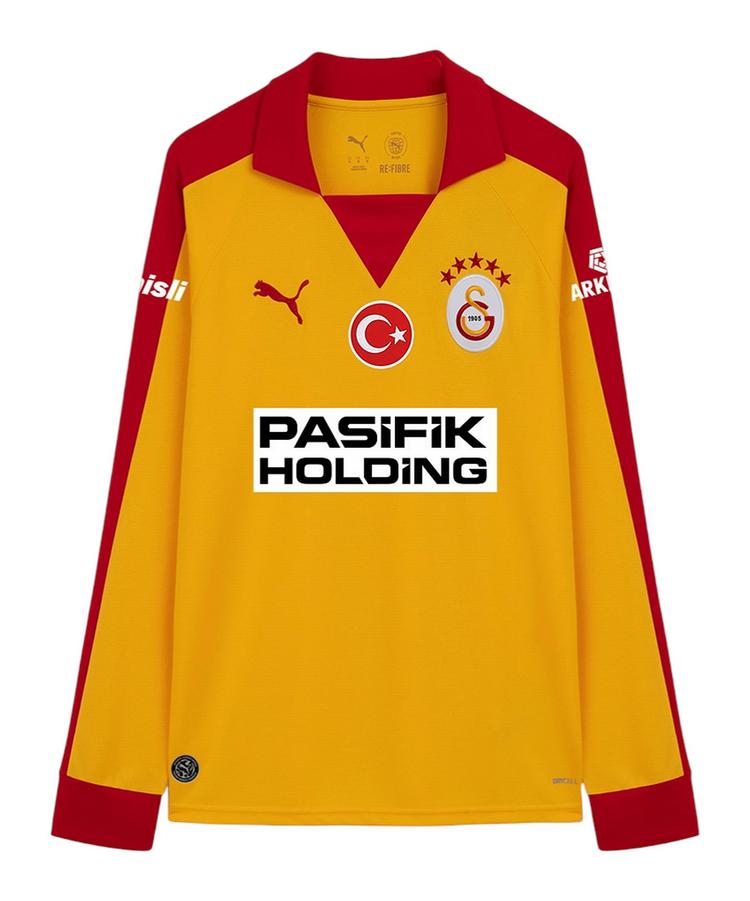 PUMA PUMA Galatasaray Istanbul T7 Trikot Langarm Trikot Herren - gelbrot - 0 | SportScheck