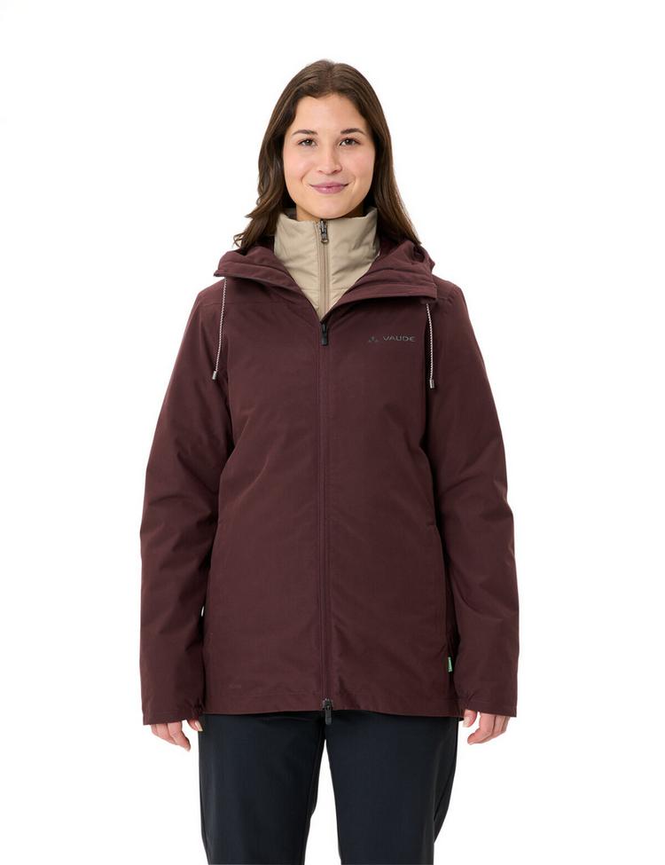 VAUDE VAUDE Women's Mineo 3in1 Jacket Outdoorjacke Damen - dark oak uni - 4 | SportScheck