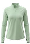 2XU Aero 1/2 Zip Funktionsshirt Damen - digitalmint-digitalmintreflect