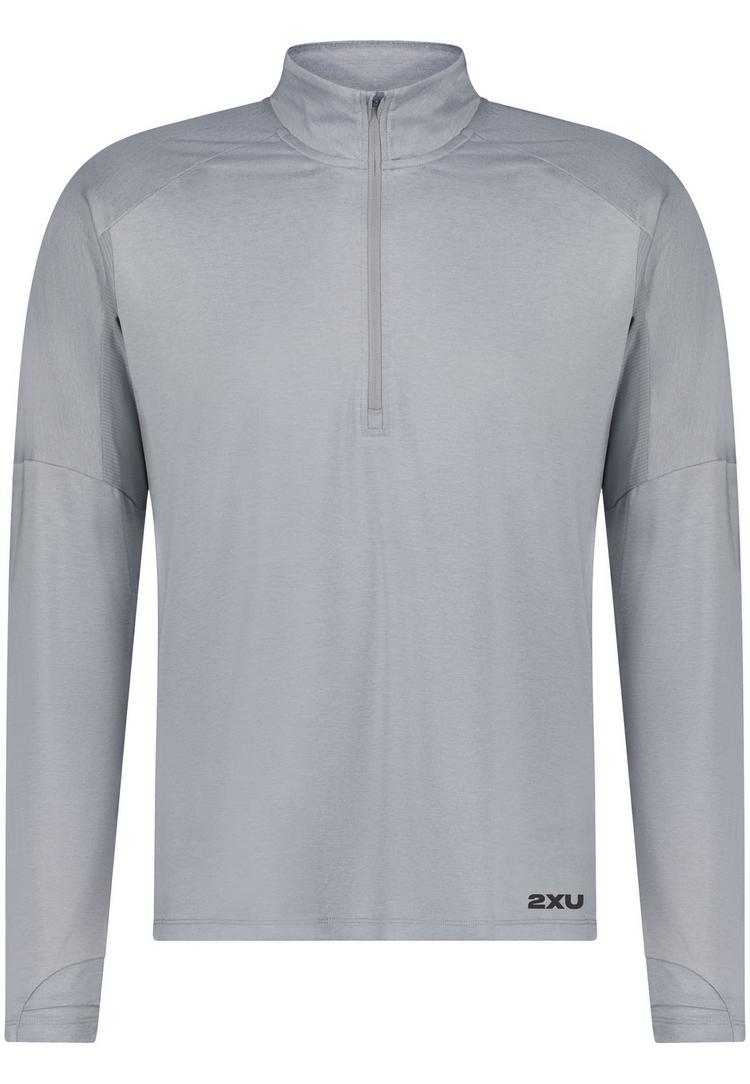2XU 2XU Aero 1/2 Zip Funktionsshirt Herren - weathervane-black reflective - 0 | SportScheck