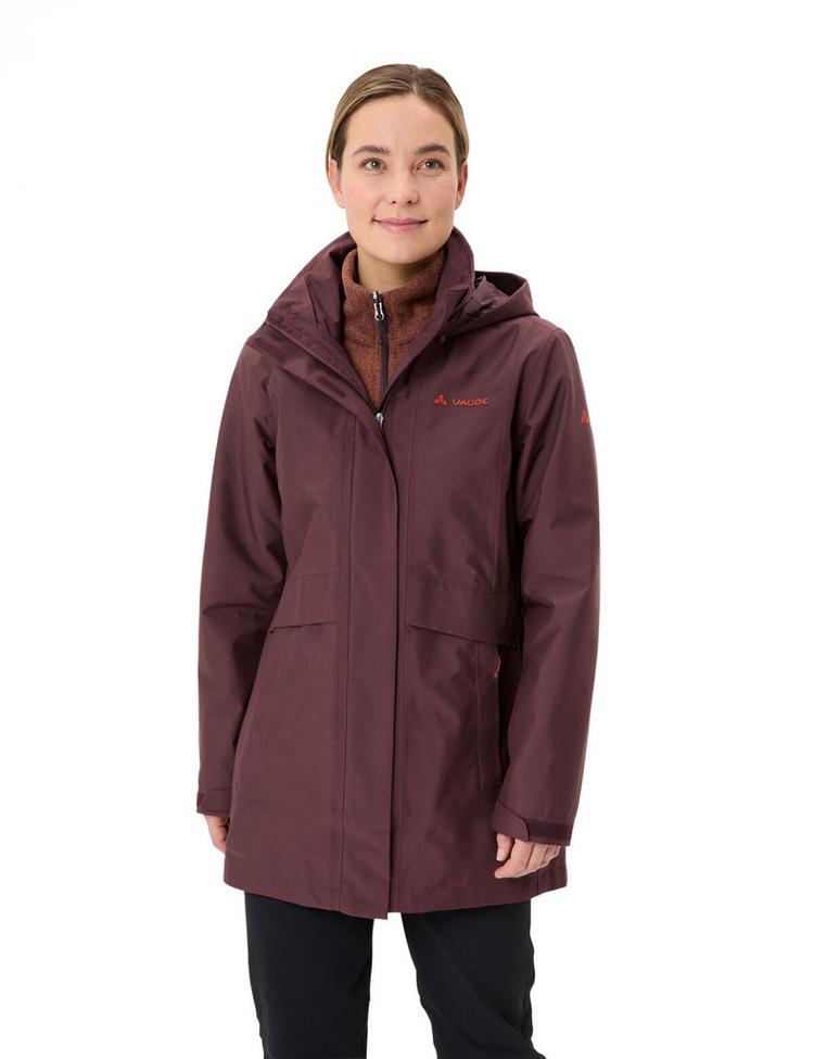 VAUDE VAUDE Women's Idris 3in1 Parka IV Outdoorjacke Damen - dark oak - 4 | SportScheck