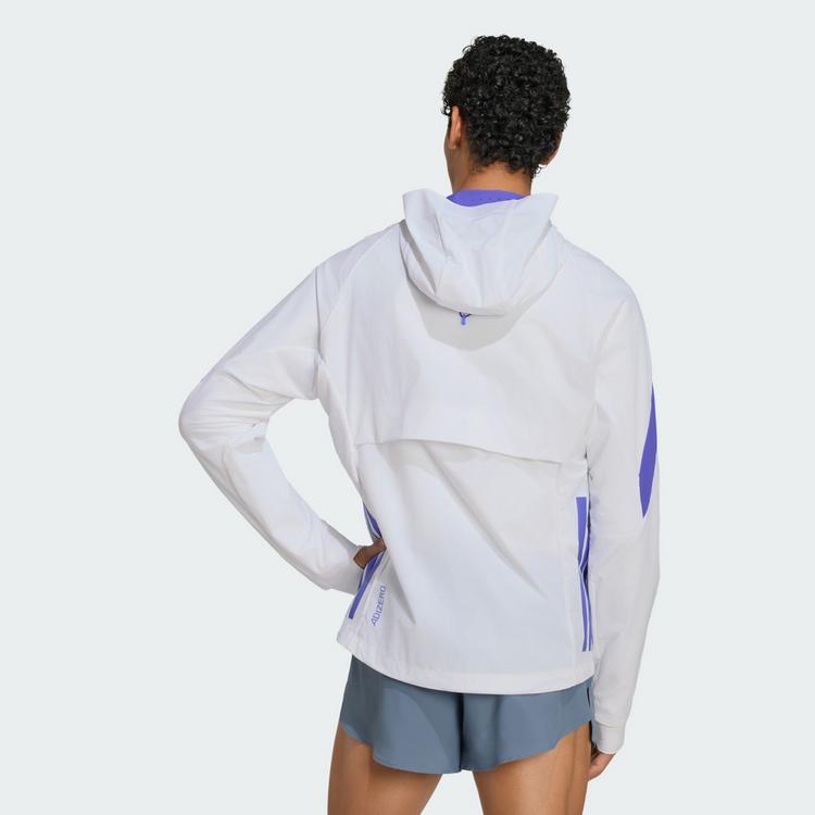 adidas adidas Adizero Laufjacke Laufjacke Herren - White / Solar Purple - 1 | SportScheck