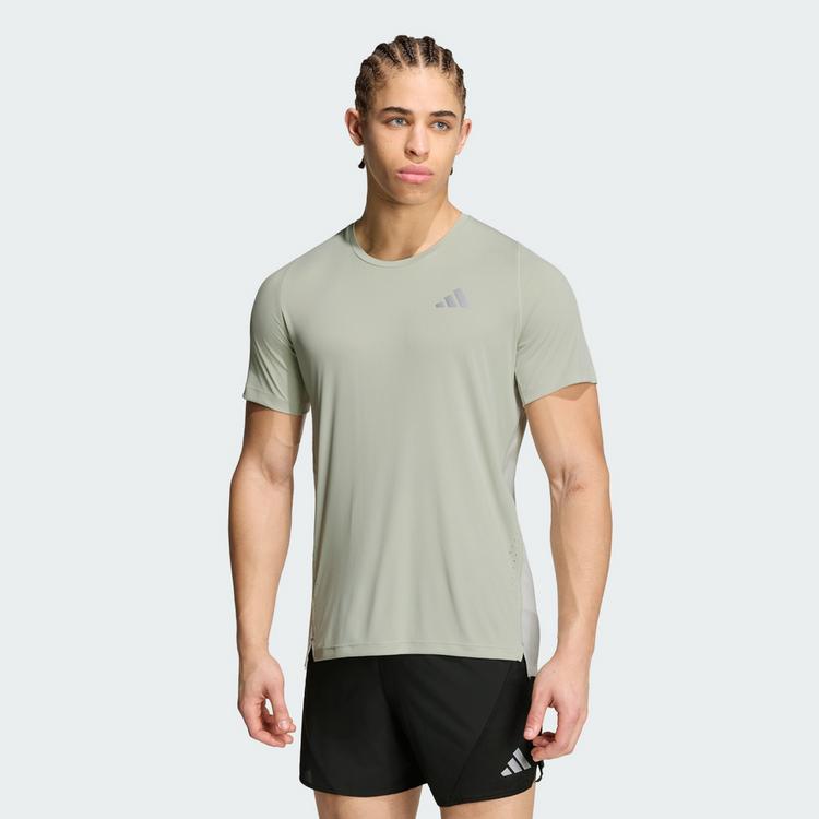 adidas adidas adi365Breeze Running T-Shirt Funktionsshirt Herren - Halo Green / Grey One - 0 | SportScheck