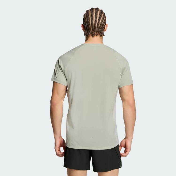 adidas adidas adi365Breeze Running T-Shirt Funktionsshirt Herren - Halo Green / Grey One - 1 | SportScheck