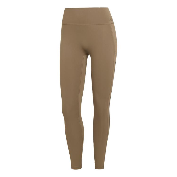 adidas adidas Optime Workout 3-Streifen 7/8 Leggings Tights Damen - Khaki Six - 0 | SportScheck
