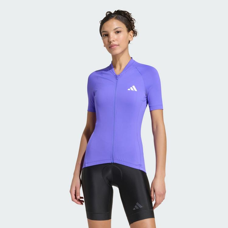 adidas adidas ESSENTIALS FAHRRADTRIKOT Trikot Damen - Solar Purple / White - 0 | SportScheck