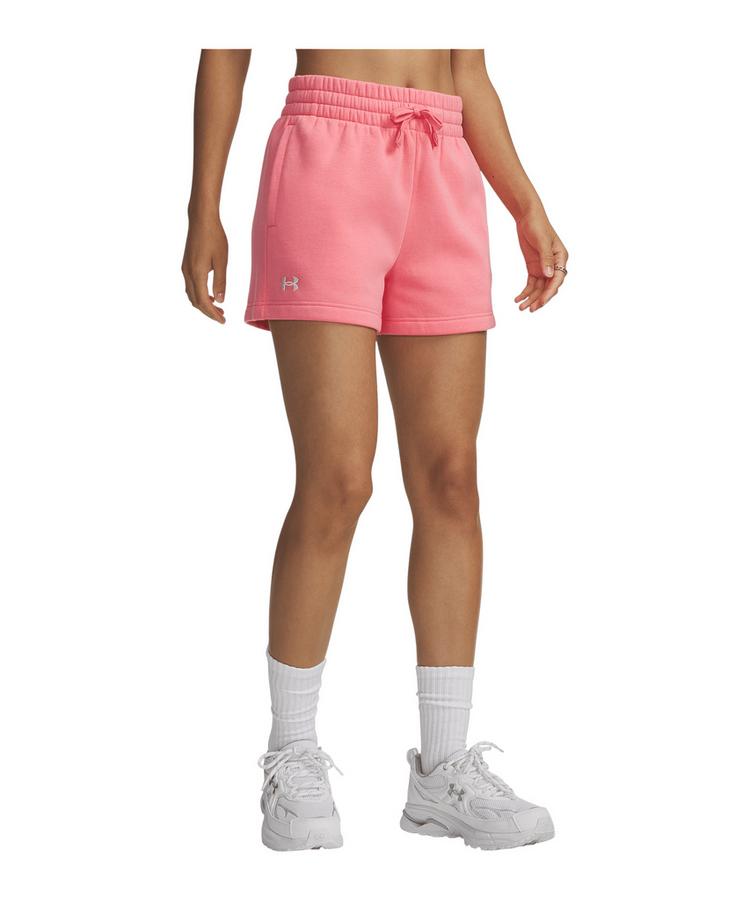 Under Armour Under Armour Rival Fleece Short Damen Shorts Damen - rosa - 0 | SportScheck